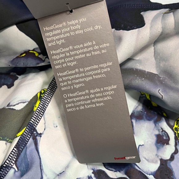 Under Armour Women's HeatGear Training Legging 1352180-497 Blue Ink NWT Size M - Picture 10 of 14